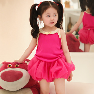 休闲日常女童花苞裤 粗腿原创多色云朵裤 新款 裙撑夏季 百搭短裤