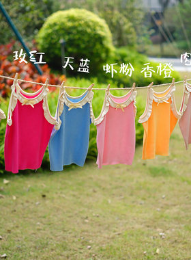 糖果色背心女童夏装多巴胺