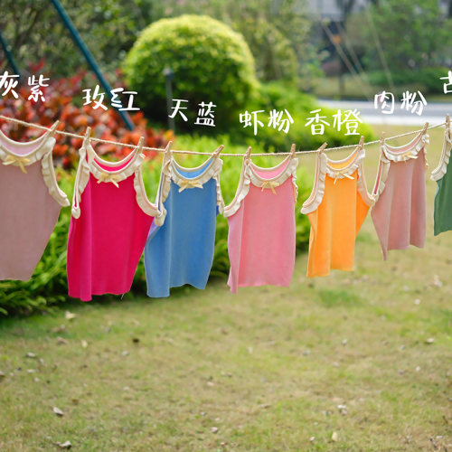 糖果色背心女童夏装多巴胺