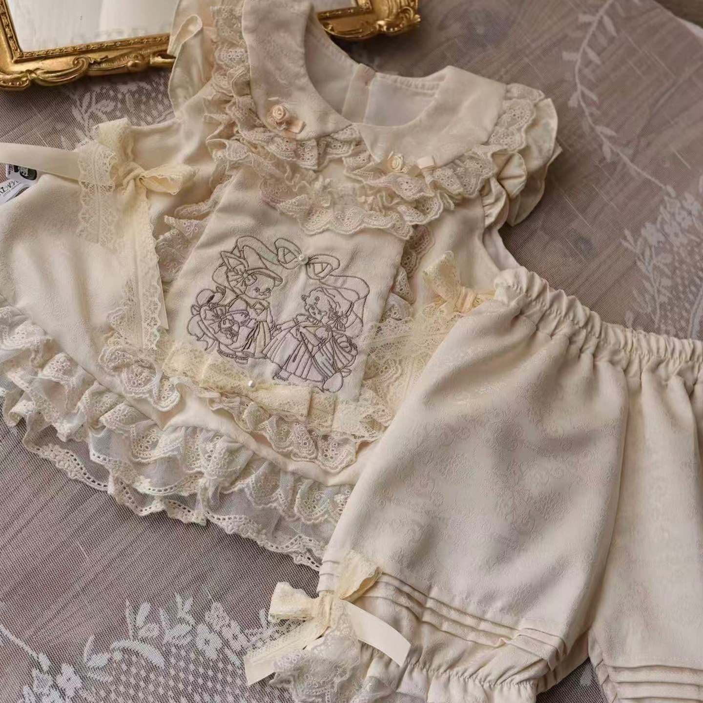 粗腿原创熊熊与兔宝女童套装2025秋冬新款儿童休闲洋气幼儿园穿搭,童装/婴儿装/亲子装,套装,淘宝优惠券,粉丝福利购,淘宝优惠卷