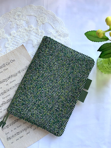 人字纹英式复古手帐书衣