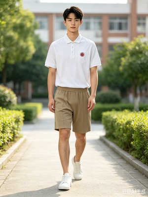 广州市旅游商务职业学校校服旅游学校夏装短袖上衣索罗纳凉感面料