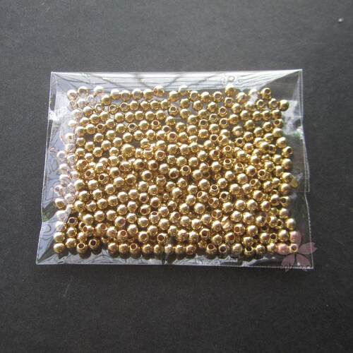 亚克力手链金色隔珠