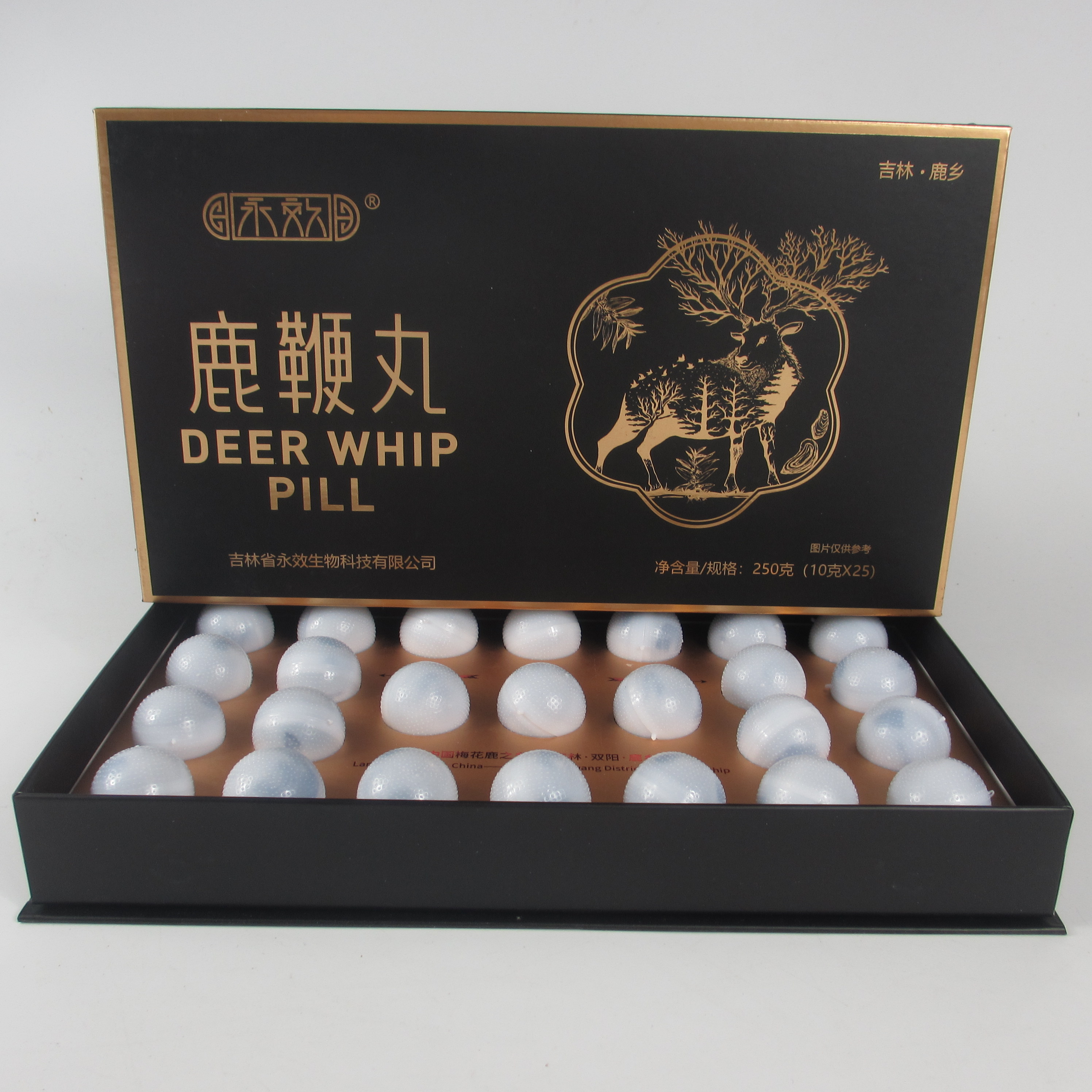 鹿鞭东北特产鹿鞭丸男士滋补吉林梅花鹿乡250g