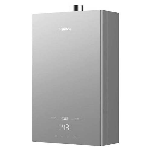 Midea/美的 JSQ30-XP6 全面屏玻璃燃气热水器16L家用恒温水气双调