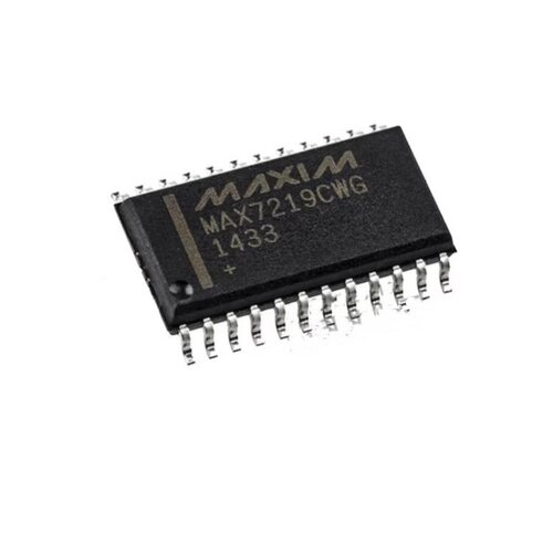 全新原装 MAX7219EWG+T MAX7219CWG+T SOP24 LED显示驱动IC 芯片