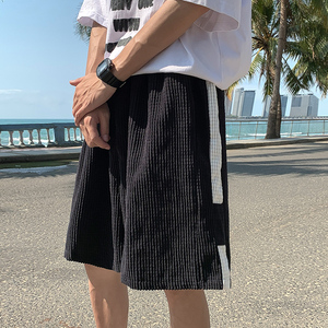 夏季华夫格灯芯绒短裤男 A200P30图片