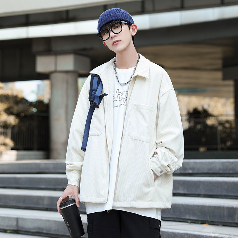 主推~秋季灯芯绒夹克男cityboy潮牌棒球服外套A364P75,男装夹克,电商A309