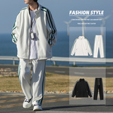 秋季新品~经典款情侣运动服男女潮牌开衫卫衣套装TZ573P100控138，男装卫衣，电商A309