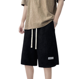 抖音得物品质~夏季重磅麂皮绒运动短裤男3531P40，男装休闲裤，电商A309