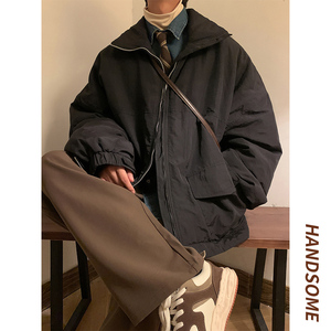 备货1万+ 冬季美式工装机能棉衣男宽松大落肩棉服101P128 控168图片
