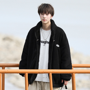 冬季新款羊羔毛加厚棉衣外套情侣装保暖棉服 102P110 控148图片