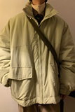 备货1万+冬季美式工装机能棉衣男宽松大落肩棉服101P128控168，男装棉衣，电商A309