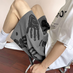 夏季小众设计高街vibe运动短裤男 A352P35 控48图片