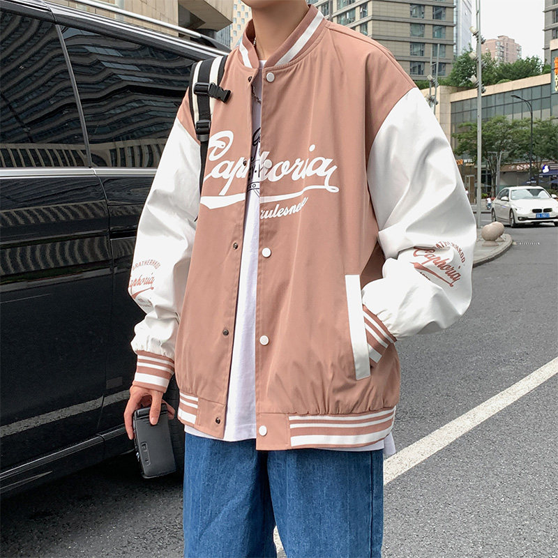 秋装新款棒球服外套男潮牌夹克122P70,男装夹克,电商A309