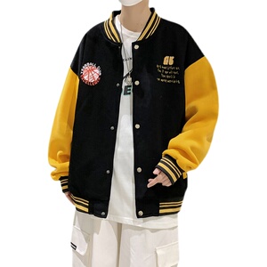主推春装夹克男宽松潮牌棒球服外套CF2201P75 控98图片