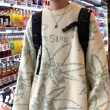 加厚粗线毛衣男生宽松潮牌针织衫MY314P65控88，男装针织衫/毛衣，电商A309