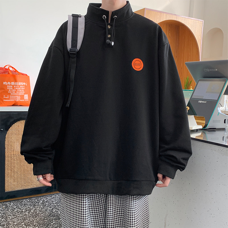 秋季主推~小众设计潮牌卫衣男宽松立领外套A312P45,男装卫衣,电商A309