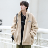 cityboy羊羔毛外套男冬季加厚棉服立领棉衣102P110控148，男装棉衣，电商A309