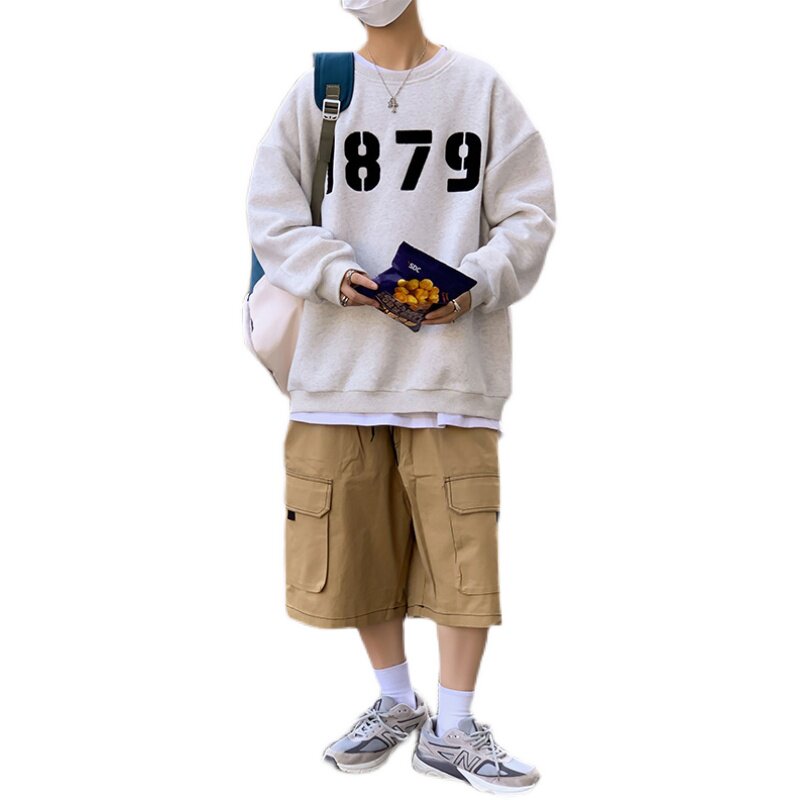 2024春季新款毛巾刺绣圆领卫衣男A332P45控58,男装卫衣,电商A309