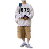 2024春季新款毛巾刺绣圆领卫衣男A332P45控58，男装卫衣，电商A309