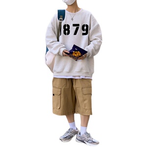 2024春季新款毛巾刺绣圆领卫衣男 A332P45 控58图片