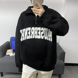 半拉链卫衣男士潮牌宽松立领外套A335P55控78，男装卫衣，电商A309