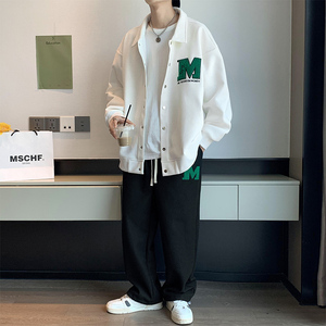 秋季M刺绣卫衣套装男开衫棒球服一套衣服 TZ881P100 控138图片