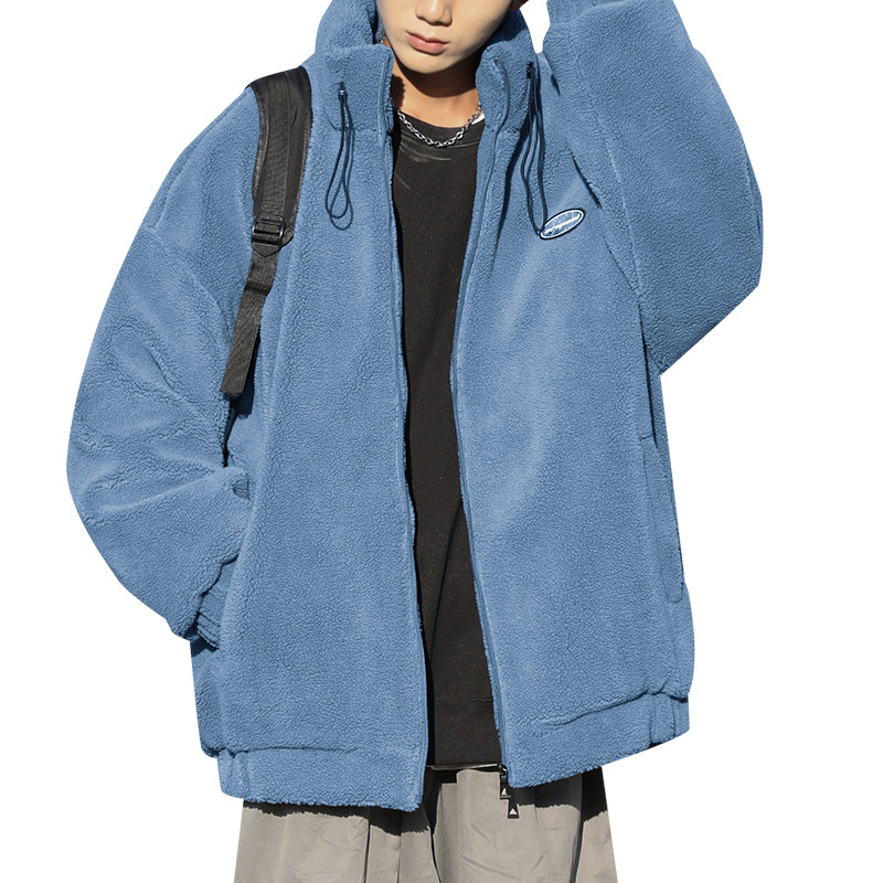 羊羔绒外套男冬款加厚棉衣102P110控148,男装棉衣,电商A309