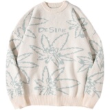 秋冬加厚毛衣男港风潮牌宽松粗线针织衫MY314P65，男装针织衫/毛衣，电商A309