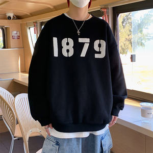 2024春季新款毛巾绣卫衣男圆领 A332P45 控58图片
