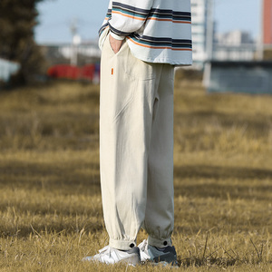 主推~cityboy日系休闲裤男潮牌宽松束脚工装裤 A368P55图片