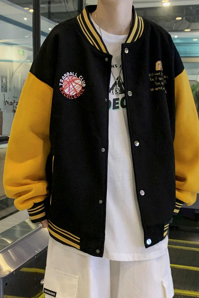 主推春装夹克男宽松潮牌棒球服外套CF2201P75控98,男装夹克,电商A309