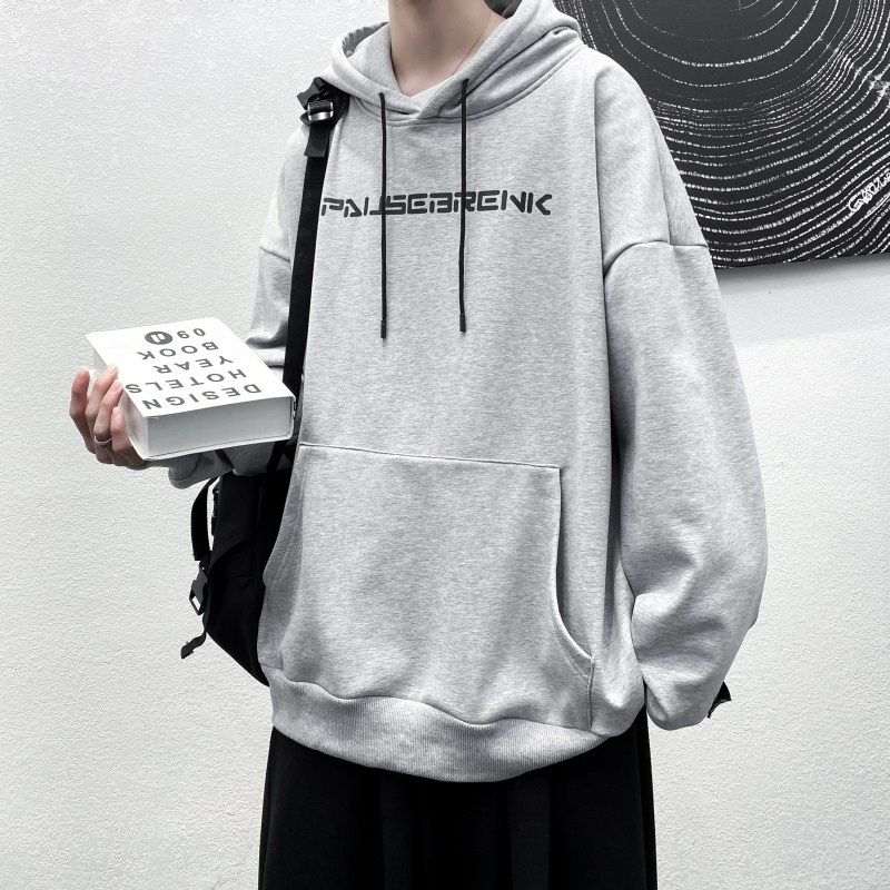 2021春季新款连帽卫衣男宽松潮牌帽衫外套W08P35,男装卫衣,电商A309