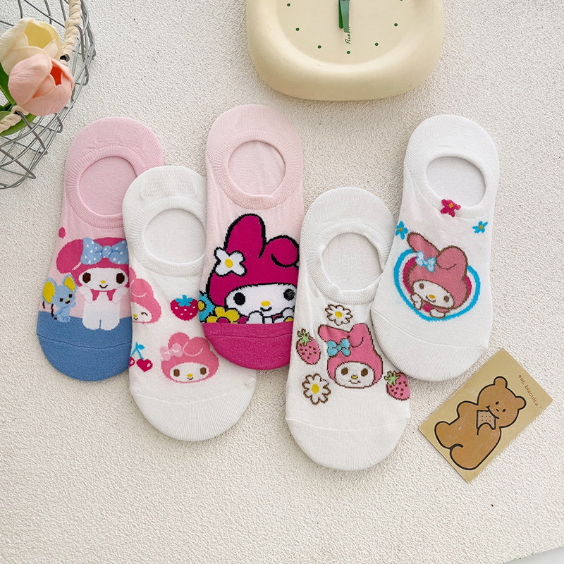 粉色草莓樱桃袜女浅口夏季薄款ins潮韩国可爱卡通不掉跟隐形袜套,女士内衣/男士内衣/家居服,船袜,淘宝优惠券,粉丝福利购,淘宝优惠卷
