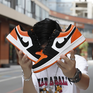 黑白勾勾熊猫鞋女款系带摩擦有声轻便透气休闲运动板鞋女春夏显瘦