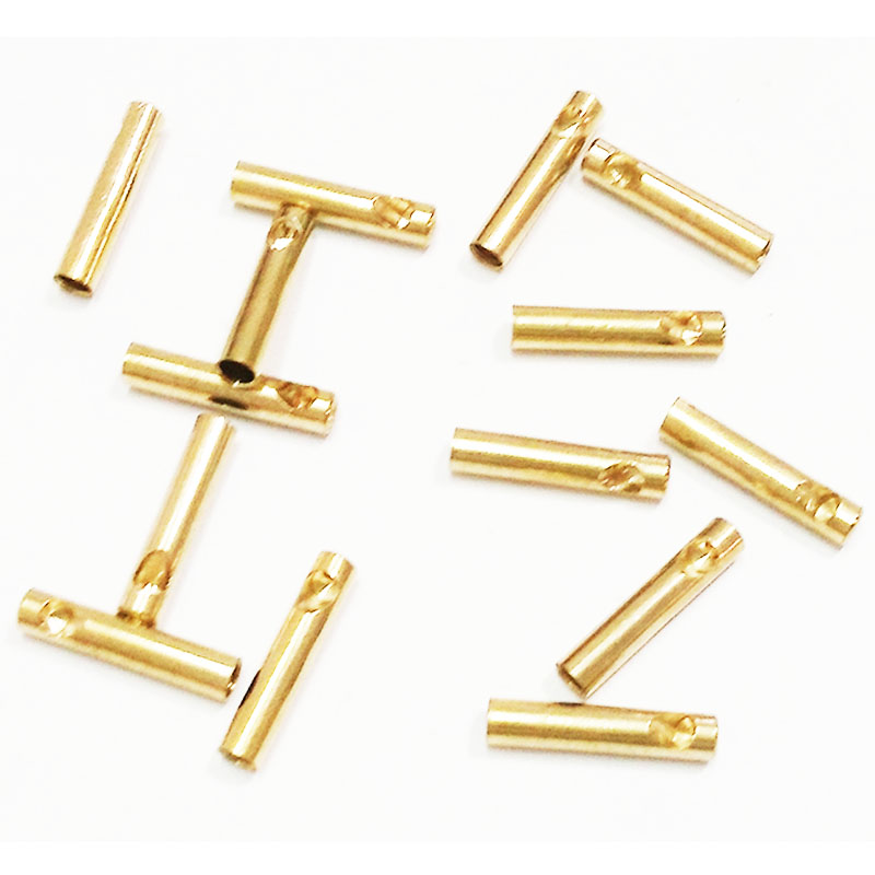 外径六毫米铜头空竹杆头斜孔头