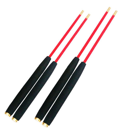 33厘米通直孔铜头双头空竹碳纤杆