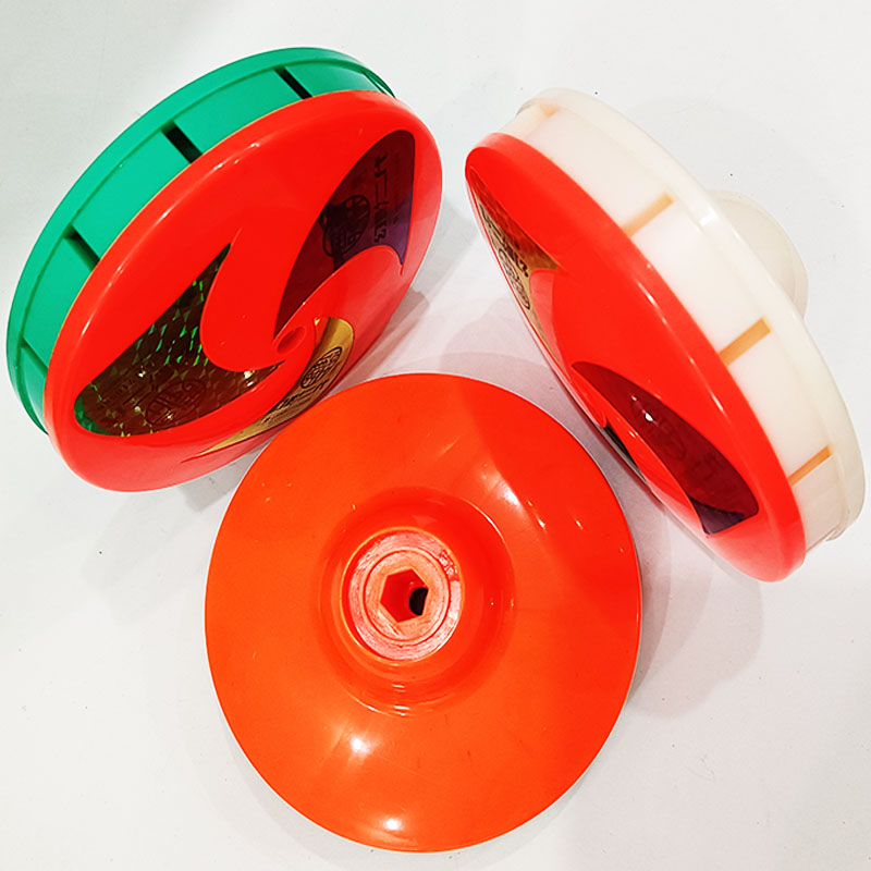 空竹大盘塑料配件幻影二代三轴用 舞福6轴幻影单头空竹专用六角孔