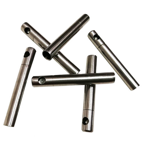 6毫米旋转钢空竹杆头直孔小摇舲