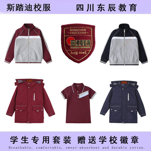 四川东辰教育眉山梓潼校服校徽