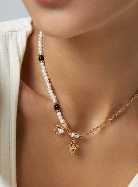 【Tonight or Never】S925纯银 星月项链 法式设计叠戴轻奢高级感