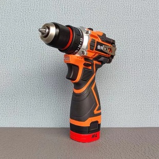 伯特里橙黄无刷冲击手电钻充电式准霸同款大功率锂电小钢炮五金工