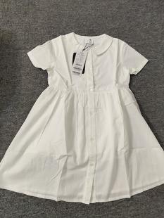 小猪班纳童装夏季儿童女童纯棉短袖连衣裙110/120/140/150/160码