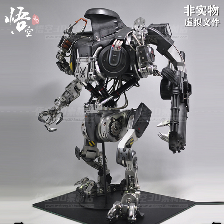 超级机器人大战MK2机器人3D打印模型图纸数据文件STL分件高模参考