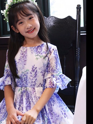 女童连衣裙度假夏天亲子初中生