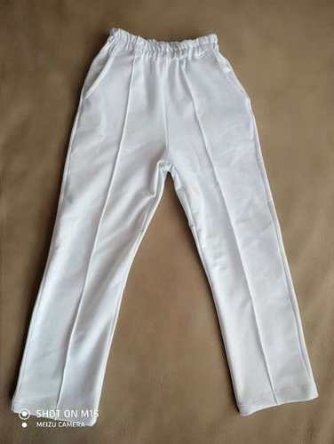 校服裤小学生班服纯白色纯棉