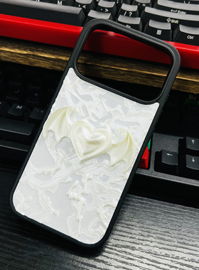 brba Brba 哥特风爱心蝙蝠翅膀手机壳17pro max潮男女个性17/17air保护套1516pro max/plus潮流创意赛博朋克