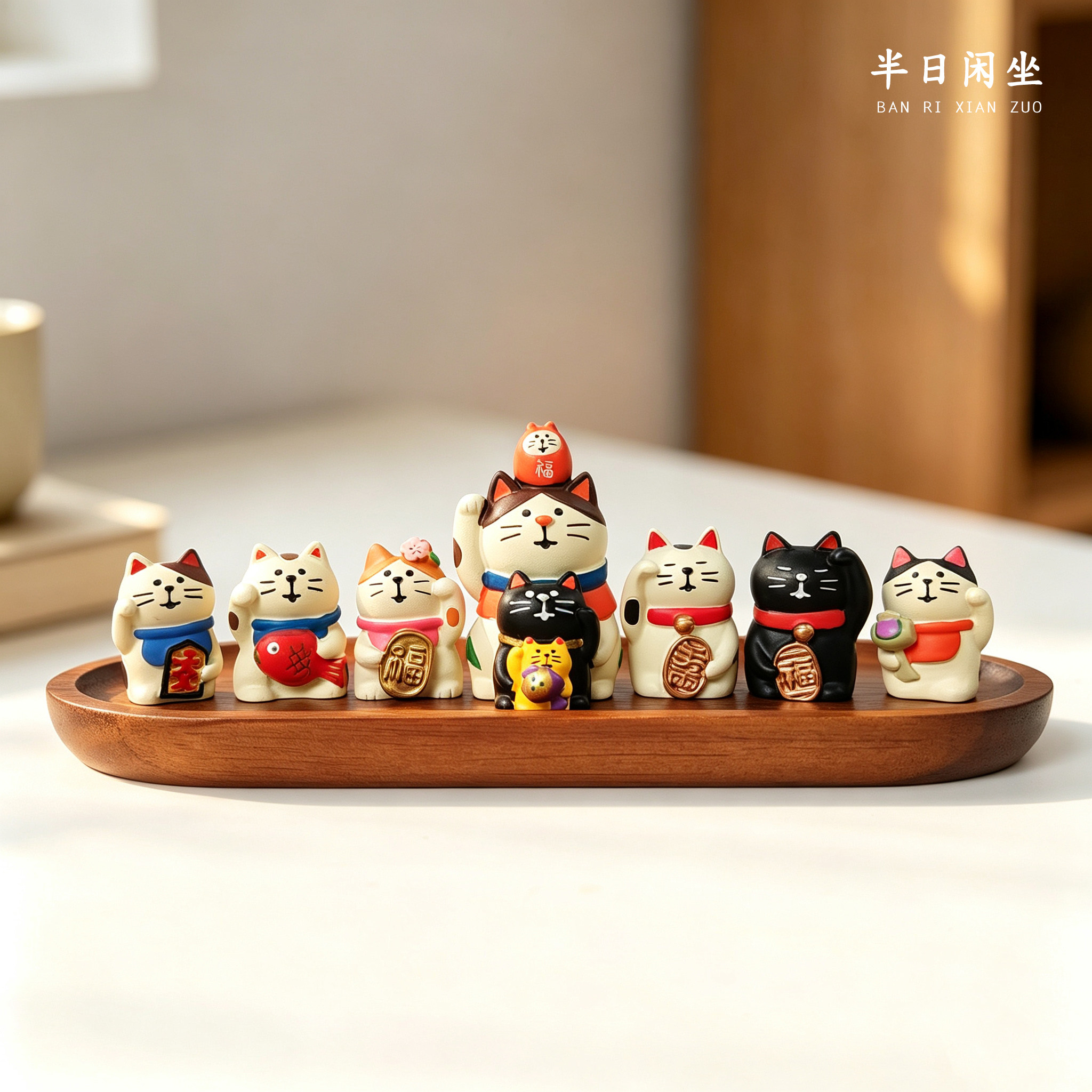 招财猫招财财源广进桌面摆件