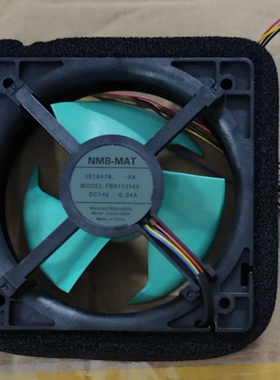 冰箱散热风扇NMB-MAT FBA11J14V DC14 0.24A静音风机4线